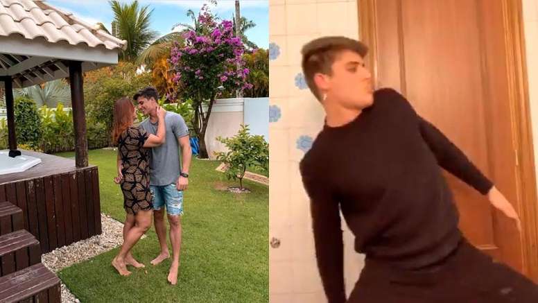 Padrastro De Neymar Con Su Madre Y Bailando En Tiktok Capturas Instagram Nadine Goncalves Tiktok Tiagoramosoficial